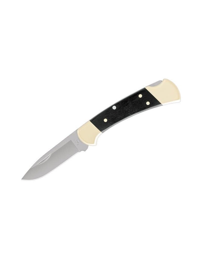 BUCK KNIVES BUCK KNIVES RANGER FOLDING KNIFE W/ LEATHER SHEATH