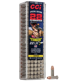 CCI CCI "STANGERS" VARMINT 22 LR COPPER-PLATED HOLLOW POINT 32 GR 100 RDS