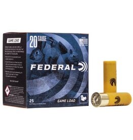 FEDERAL FEDERAL GAME LOAD 20GA 2 3/4 #8 SHOT 25 RDS