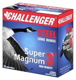 CHALLENGER CHALLENGER SUPER MAGNUM 3" 12 GA STELL BB 1 1/8 OZ 25 RDS