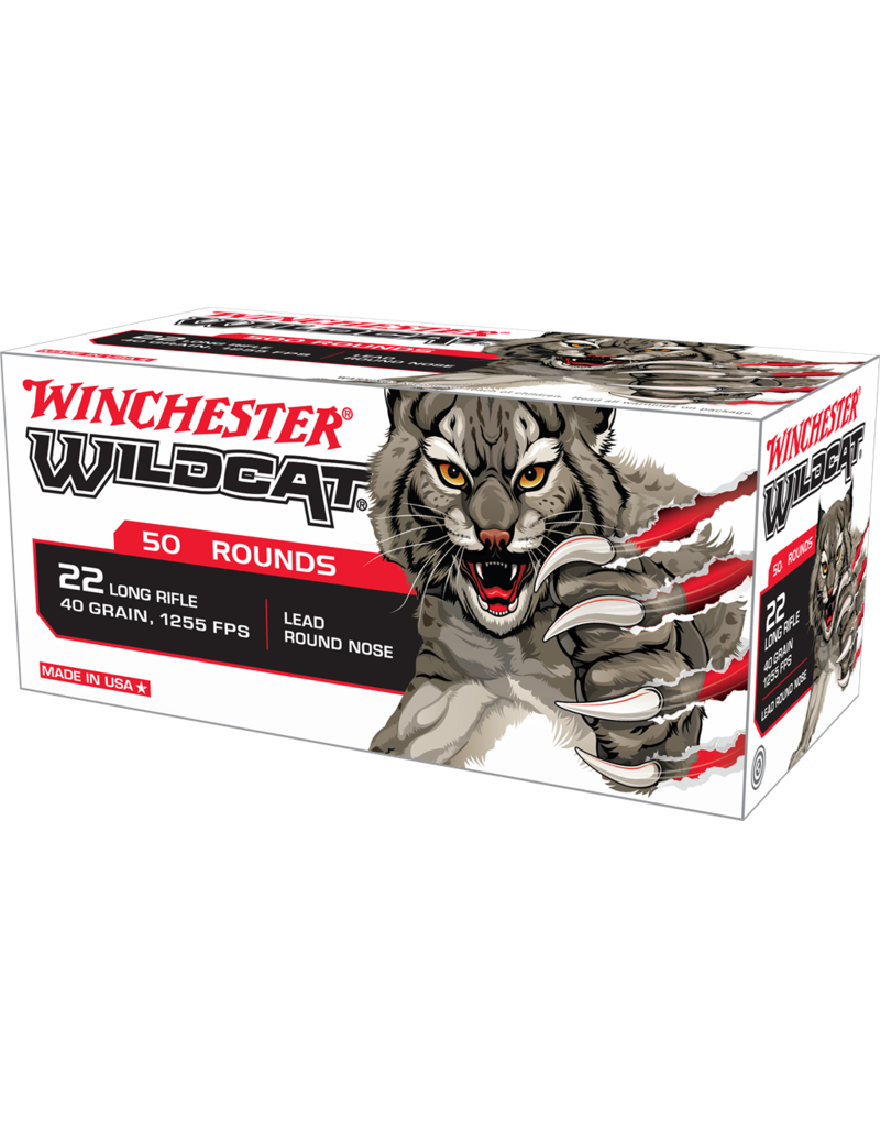 WINCHESTER WINCHESTER WILDCAT 22 LONG RIFLE 40 GR LEAD ROUND NOSE 50 RDS