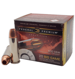 FEDERAL FEDERAL 500 S & W 275 GR BARNES EXPANDER 20 RDS