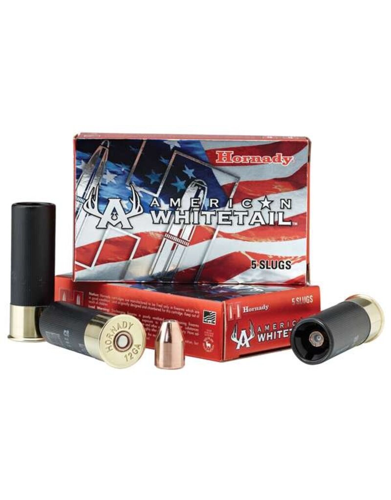 HORNADY HORNADY WHITETAIL 12 GA INTERLOCK SLUGS 2 3/4" 325 GR  5 RDS