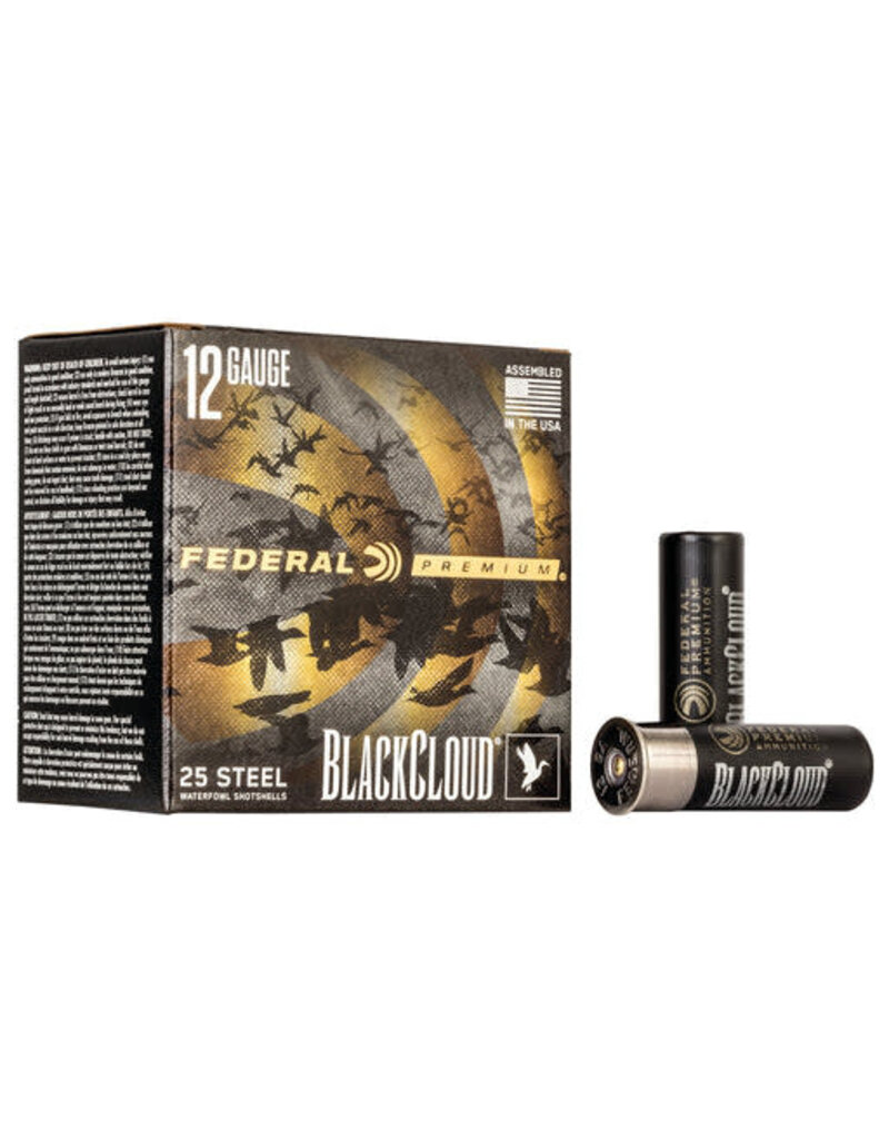 FEDERAL FEDERAL BLACK CLOUD 12 GA 3" #1 SHOT STEEL 25 RDS