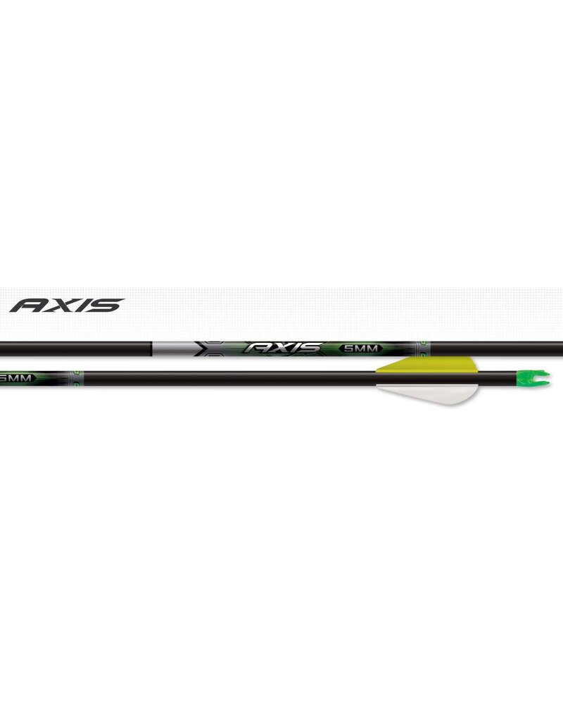 Easton Axis 300 Spine 5mm Arrows – 10.7 GPI, 1 Dozen (12 Arrows), Cut/Insert Av