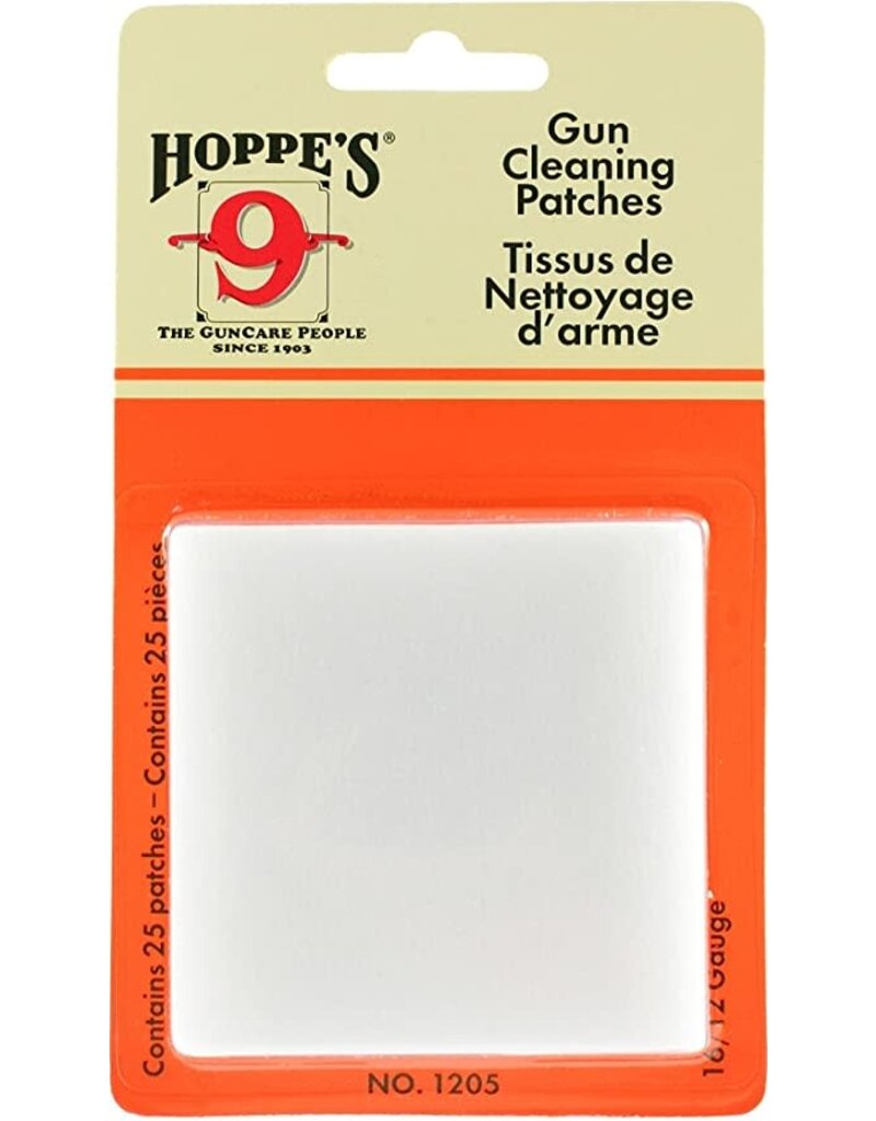Hoppe's HOPPE'S GUN CLEANING PATCHES 25 PK