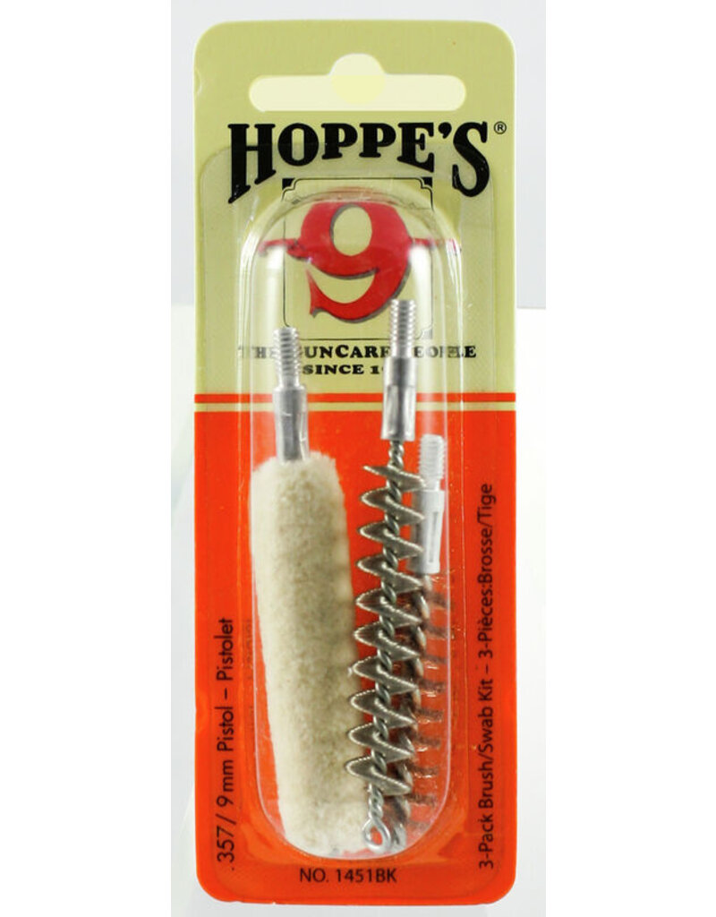 Hoppe's HOPPE’S GUN CLEANING BRUSH KIT .357 CAL 9MM