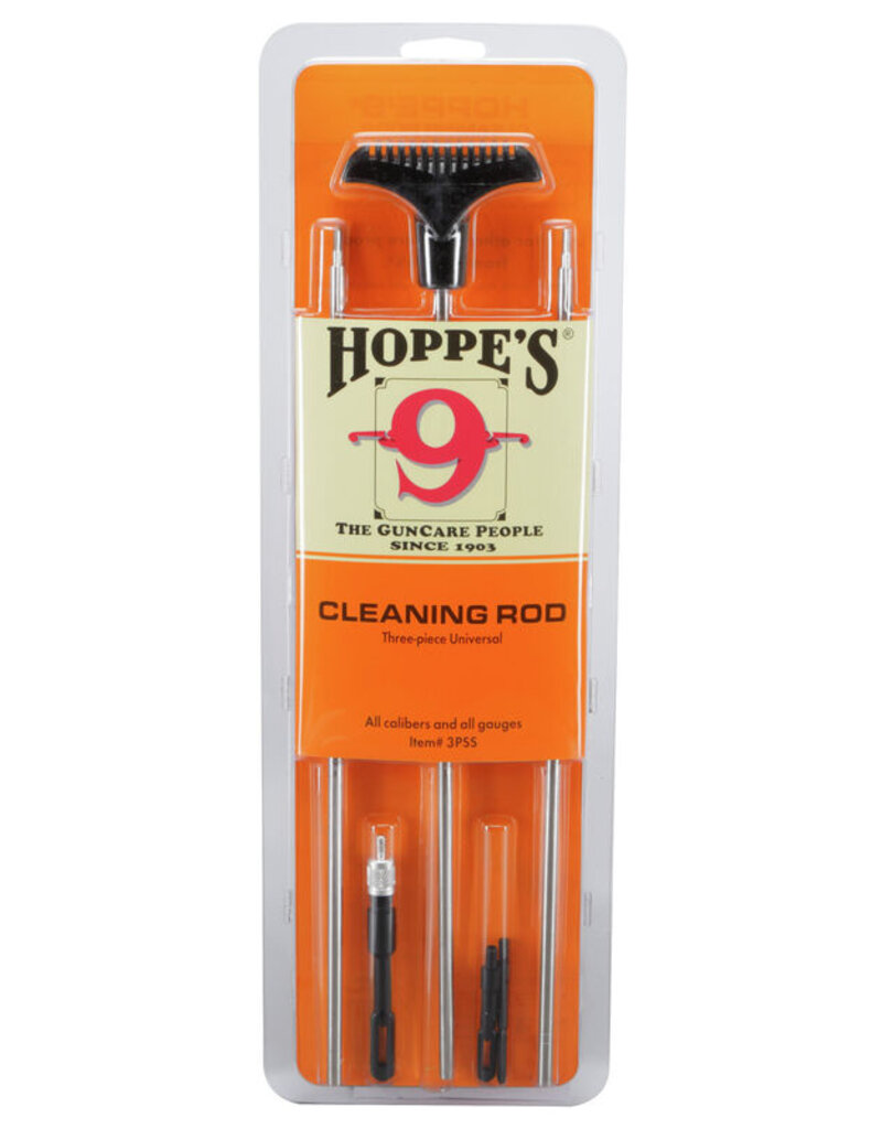 Hoppe's HOPPE’S NO. 9 STAINLESS STEEL CLEANING ROD 3 PIECE ROD