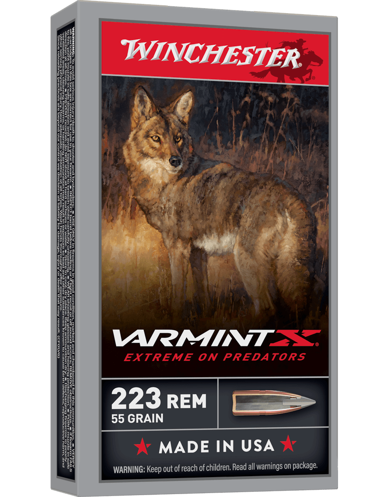 WINCHESTER WINCHESTER VARMIT X 223 REM 55GR POLYMER TIP 20 RDS