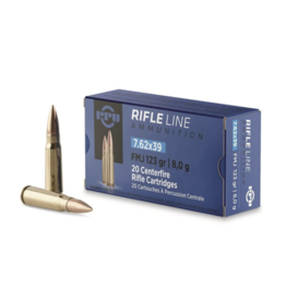 PPU PPU RIFLE AMMO 7.62 X 39 FMJ 20 RDS