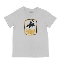 CATCHIN' DEERS CATCHIN' DEERS GIDDY UP YOUTH TEE ON HEATHER WHITE