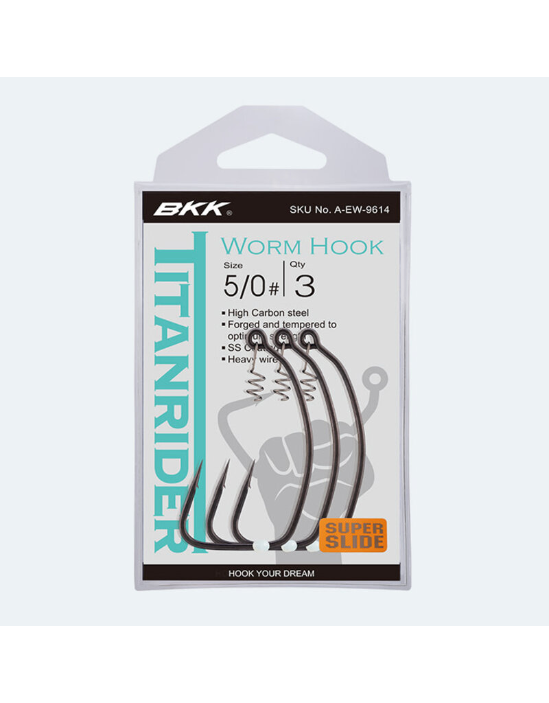BKK BKK TITANRIDER WORM HOOK SUPER SLIDE