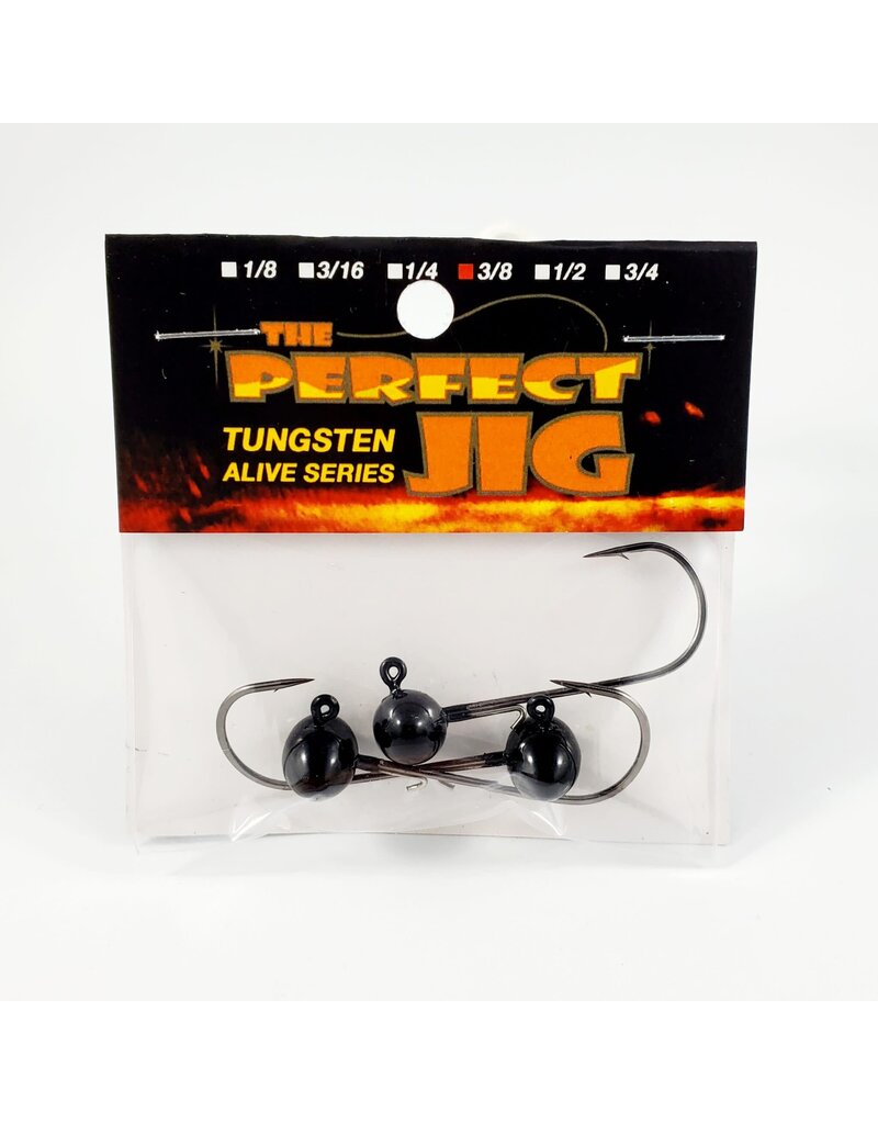 THE PERFECT JIG THE PERFECT JIG TUNGSTEN ALIVE SERIES FOOTBALL HEAD