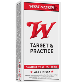 WINCHESTER WINCHESTER 9MM LUGER 115GR FMJ 50 RDS