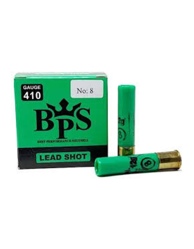 BPS BPS 410 GA LEAD SHOT 2 1/2" #8 25 RDS