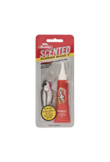 BERKLEY BERKLEY SCENTED FLICKER SHAD 7 GULP! GEL BLACK SILVER
