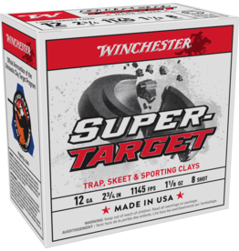 WINCHESTER WINCHESTER SUPER TARGET 12 GA 2 3/4" #8 250 RDS