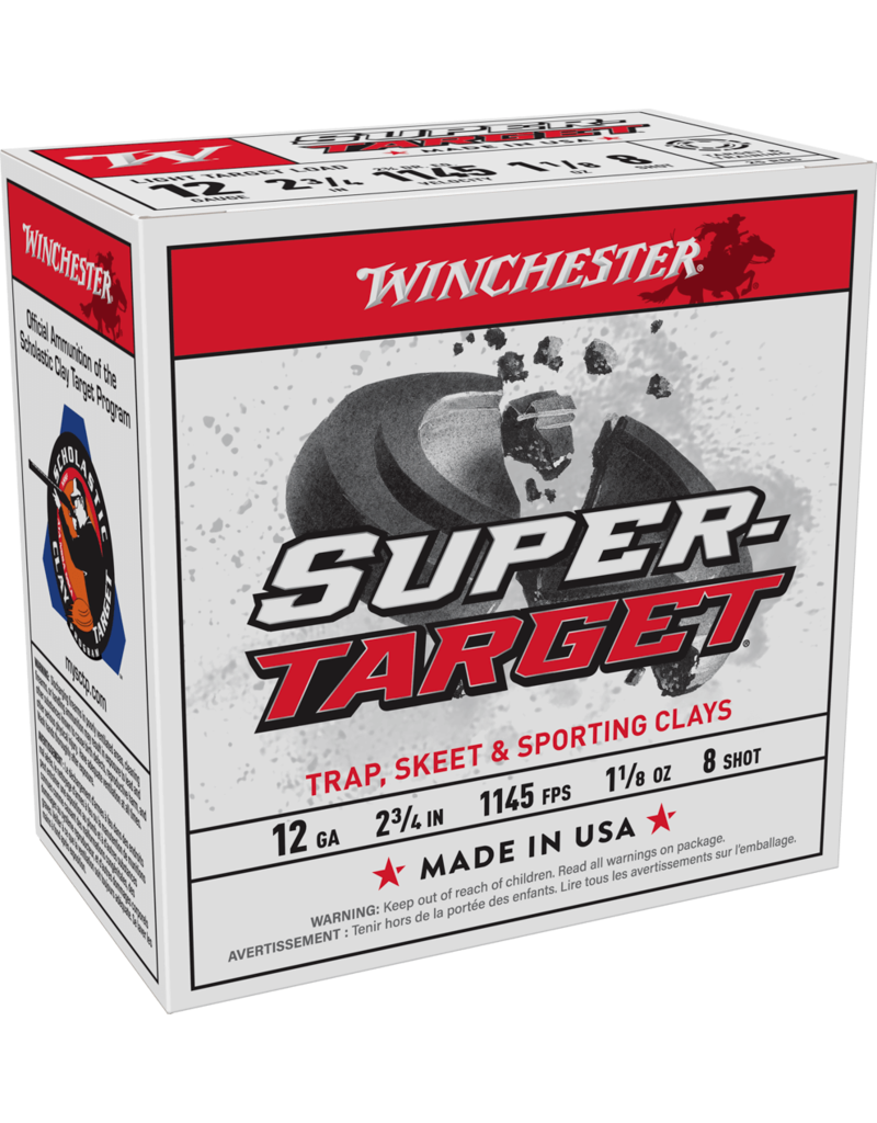 WINCHESTER WINCHESTER SUPER TARGET 12 GA 2 3/4" #8 250 RDS