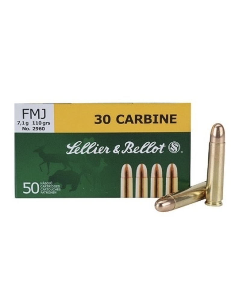 SELLIER & BELLOT SELLIER & BELLOT 30 CARBINE 110GR FMJ 50 RDS