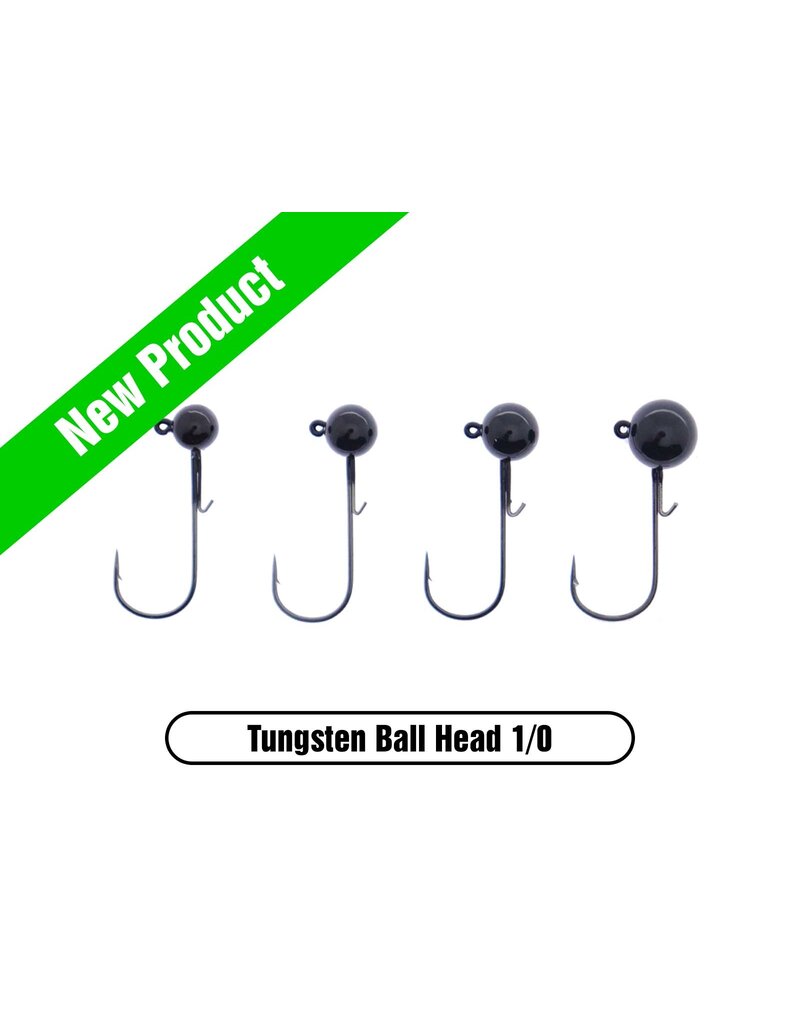 XZONE XZONE PRO SERIES TUNGSTEN BALL HEAD JIG 1/0 HOOK