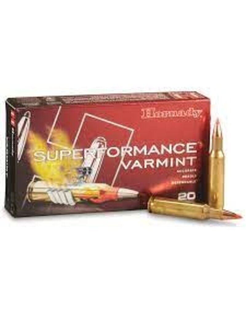 HORNADY HORNADY 222 REM SUPERFORMANCE VARMINT 50GR V-MAX 20 RDS