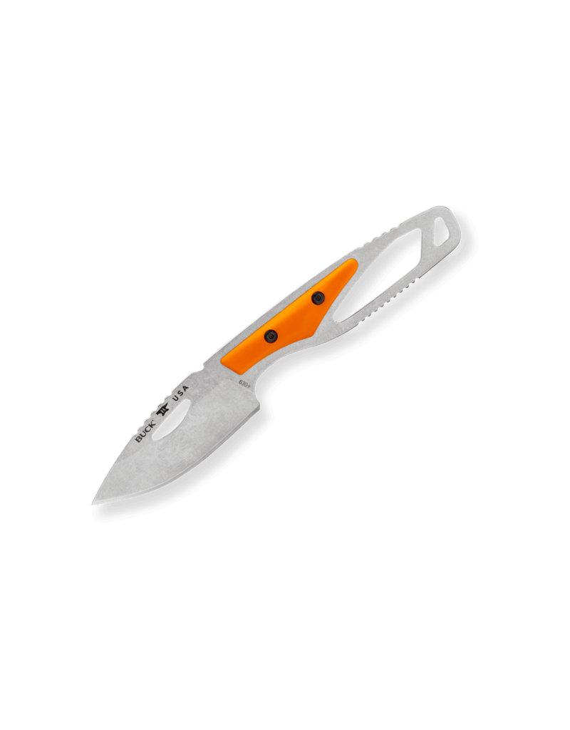 BUCK BUCK KNIVES PAKLITE HIDE SELECT ORANGE NYLON