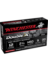 WINCHESTER WINCHESTER DOUBLE X 12GA HV 2 3/4" 00 BUCKSHOT 5RDS