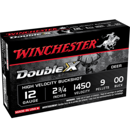WINCHESTER WINCHESTER DOUBLE X 12GA HV 2 3/4" 00 BUCKSHOT 5RDS