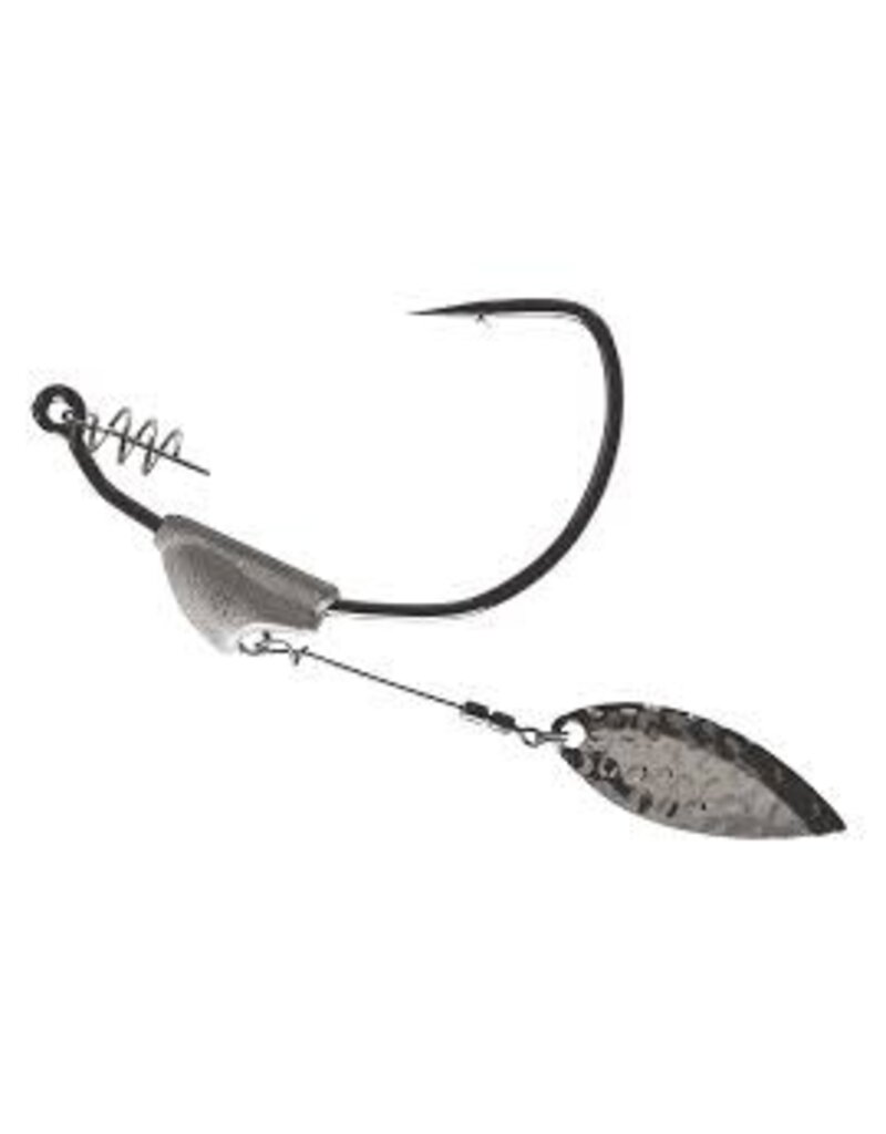 OWNER OWNER TWIST LOCK FLASHY SWIMMER W/ CPS BLACK CHROME 2PK