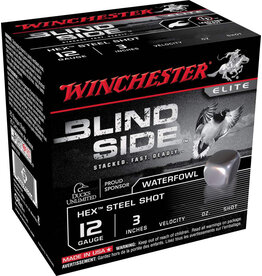 WINCHESTER WINCHESTER BLIND SIDE STEEL 12 GAUGE 3" 1-3/8 OZ. #BB SHOT 25RDS