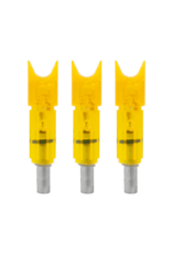 BURT COYOTE BURT COYOTE LUMENOK .297"ID BOLT END EASTON CARBON CRESCENT HD ORANGE 3PK