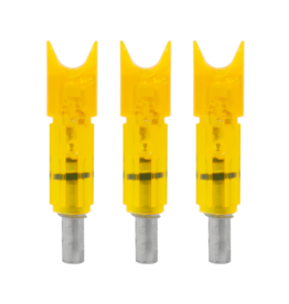 BURT COYOTE BURT COYOTE LUMENOK .297"ID BOLT END EASTON CARBON CRESCENT HD ORANGE 3PK
