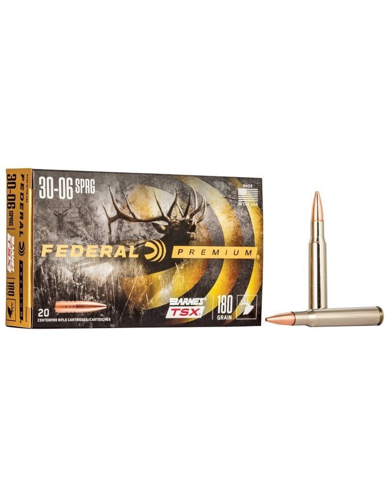 FEDERAL FEDERAL 30-06 SPRINGFIELD 180GR BARNES TSX 20 RDS
