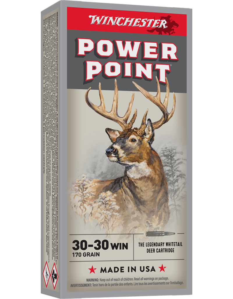 WINCHESTER WINCHESTER 30-30 WIN 170GR POWER POINT 20 RDS