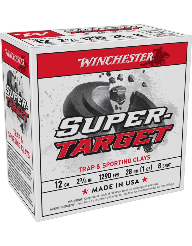 WINCHESTER WINCHESTER SUPER TARGET 12 GA 2 3/4" 8 SHOT