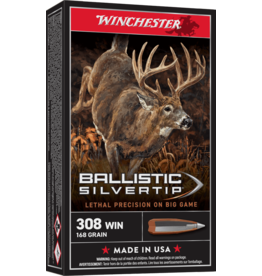 WINCHESTER WINCHESTER BALLISTIC SILVERTIP 308 WIN 168GR 20 RDS