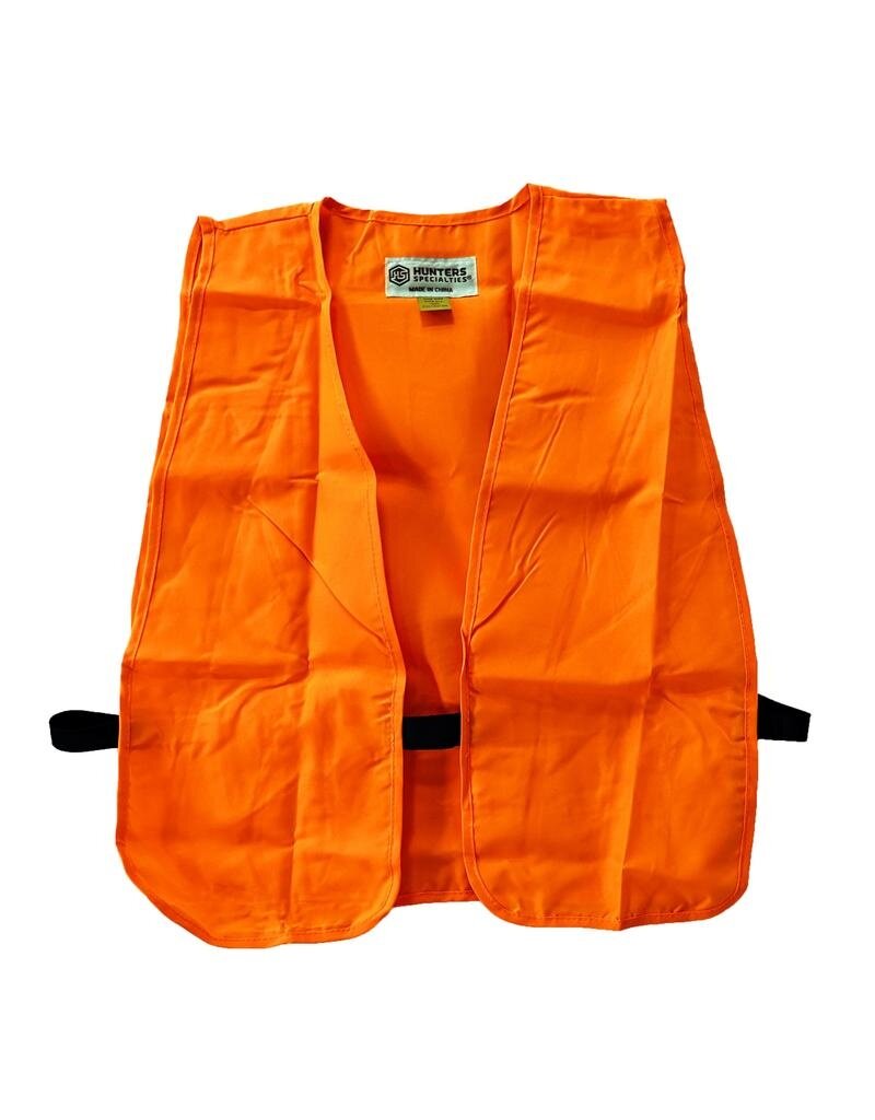 HUNTERS SPECIALTIES HUNTER SPECIATIES BLAZE ORANGE SAFETY VEST