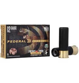FEDERAL FEDERAL 12 GA 3" FREIGHT TRAIN COPPER TIPPED SABOT SLUG 5 RDS