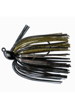 TUNGSTEN 4 ANGLERS HYBRID FINESSE JIG 3/8 OZ BLACK PUMPKIN