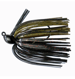 TUNGSTEN 4 ANGLERS HYBRID FINESSE JIG 3/8 OZ BLACK PUMPKIN