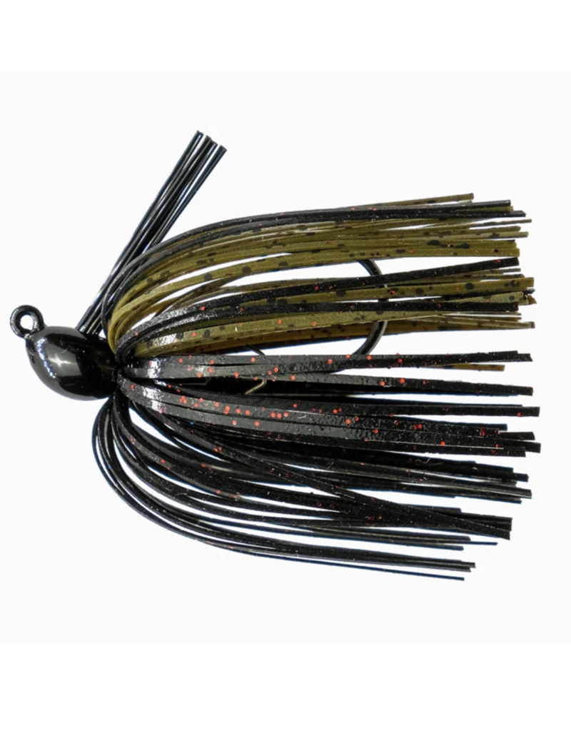 TUNGSTEN 4 ANGLERS HYBRID FINESSE JIG 3/8 OZ BLACK PUMPKIN