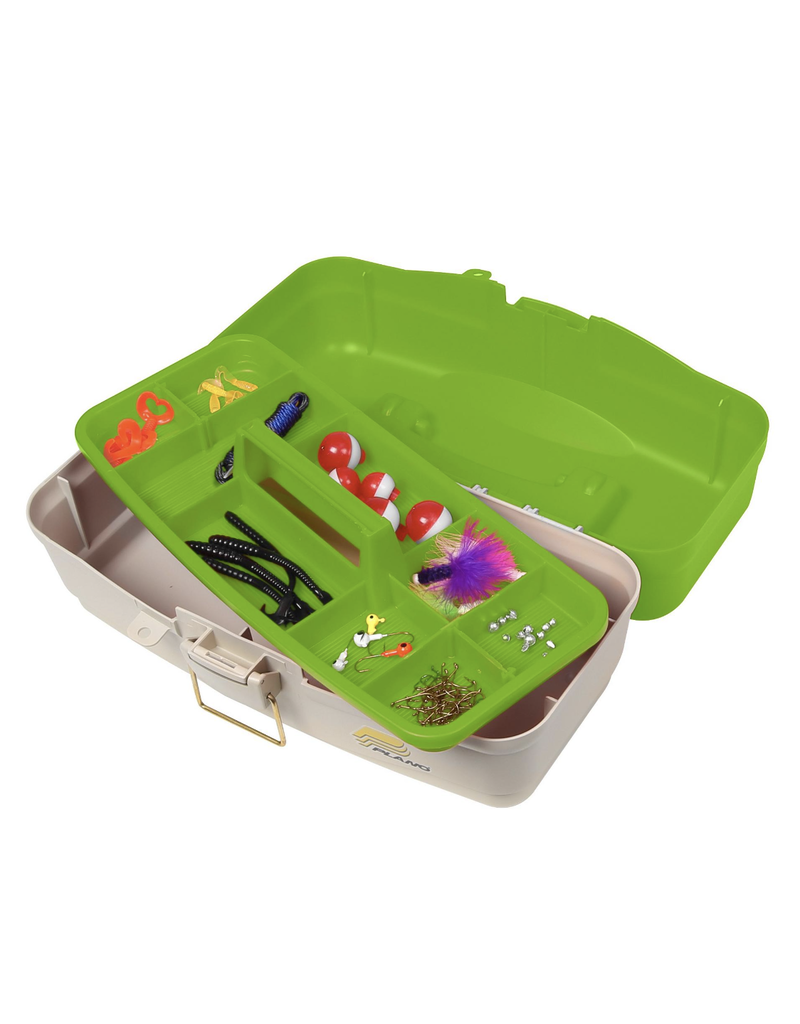 PLANO PLANO LET'S FISH 1 TRAY TACKLE BOX GREEN