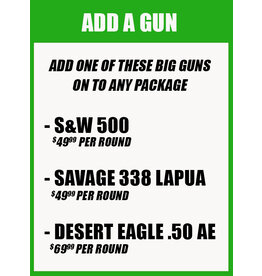 ADD A GUN - SAVAGE 338 LAPUA (1 ROUND)