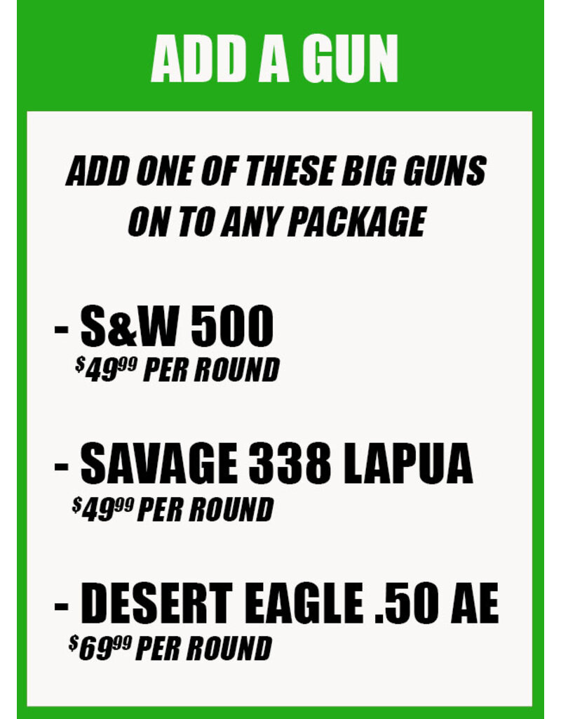 ADD A GUN - S&W 500 (1 ROUND)