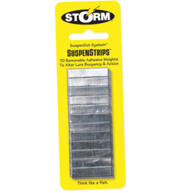 STORM LURES STORM SUSPENSTRIPS 70 REMOVABLE ADHESIVE WEIGHTS