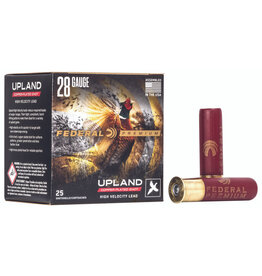 FEDERAL FEDERAL UPLAND COPPER-PLATED SHOT 28 GA 2 3/4" #6 SHOT 25 RDS