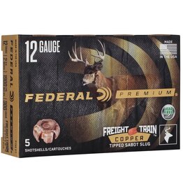 FEDERAL FEDERAL 12 GA 2 3/4" 300 GR FREIGHT TRAIN COPPER TIPPED SABOT SLUG 5 RDS