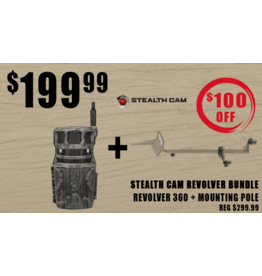 STEALTH CAM STEALTH CAM REVOLVER 360' CELLULAR TRAIL CAMERA BUNDLE