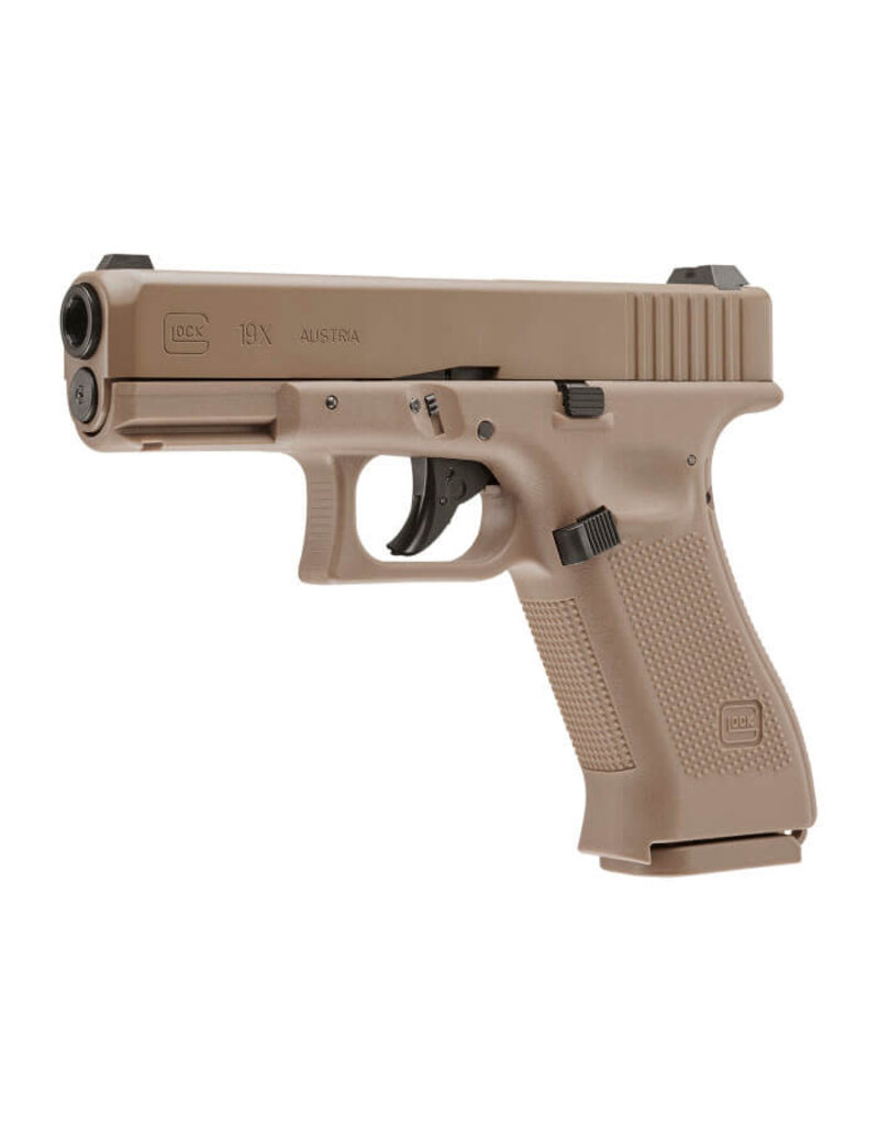 UMAREX GLOCK G19X COYOTE BLOWBACK SYSTEM CO2 AIRGUN/ .177 CAL