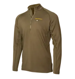 MUDDY MUDDY NUCLEUS HEATED QUARTER ZIP BROWN CLAY